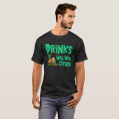 st patricks dayおもしろいとOtの飲み物 Tシャツ (正面フル)