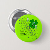 St patricks dayおもしろいなボタン 缶バッジ (正面&裏面)