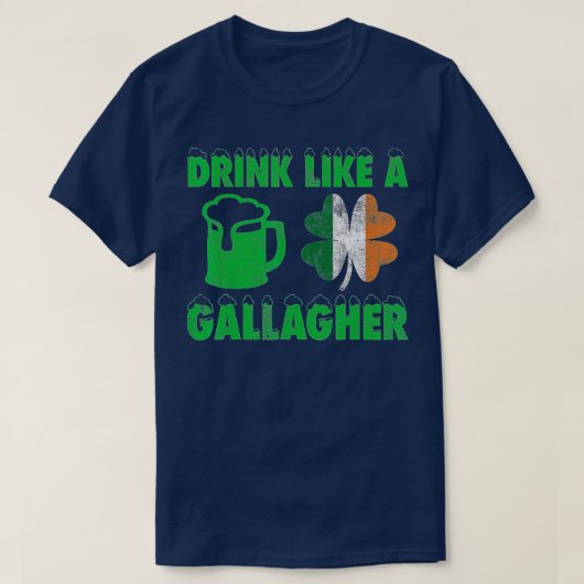 st patricks dayおもしろいの飲み動揺して物 tシャツ (デザイン正面)