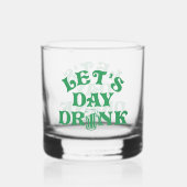 st patricks dayおもしろいはパディ・グループに来た ウイスキーグラス (正面)