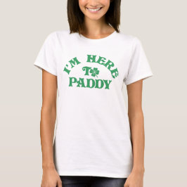 st patricks dayおもしろいはパディ・グループに来た tシャツ