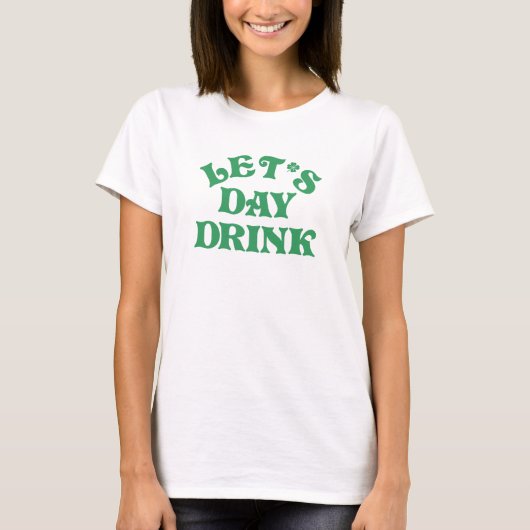 st patricks dayおもしろいはパディ・グループに来た tシャツ (正面)