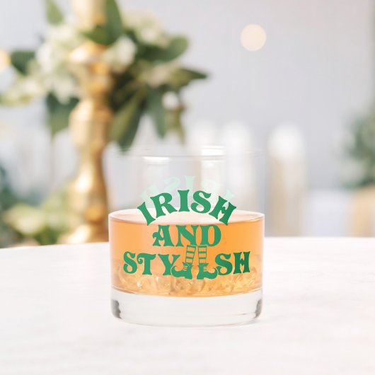 st patricks dayおもしろいアイリッシュアンドスタイリッシュグループ ウイスキーグラス (インサイチュ (ウェディング))