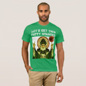 st patricks dayおもしろいシャツ tシャツ (正面フル)