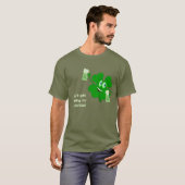 st patricks dayおもしろいシャムロックシャツ tシャツ (正面フル)