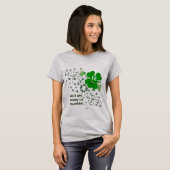 st patricks dayおもしろいシャムロックシャツ tシャツ (正面フル)