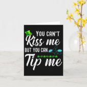 st patricks dayおもしろいティメイジセラピストメンウィメンズ カード (黄色い花)
