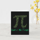 St patricks dayおもしろいパイラックO'ザPi-rishギフト カード (黄色い花)