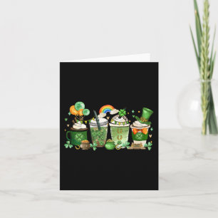 St patricks dayおもしろいパトリック・コーヒー愛好家メンズ カード