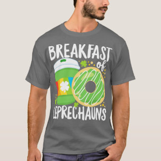 St patricks dayおもしろいブレックファーストオブスコーヒー tシャツ