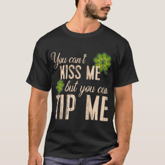 st patricks dayおもしろいTウェイトレスバーテンダーウェイター Tシャツ