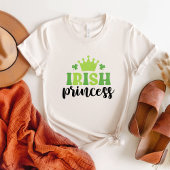 st patricks dayおもしろいTシャツアイルランドプリンセス Tシャツ