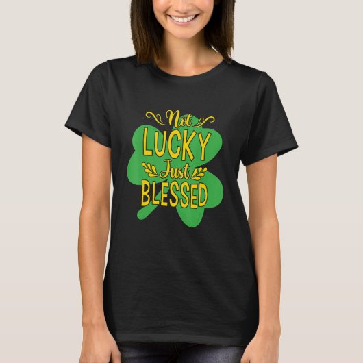 St patricks dayではなくラッキー賛美ジャストカッコいいパット tシャツ (正面)