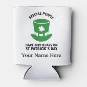 st patricks dayには特別な人が誕生日を迎える 缶クーラー (正面)