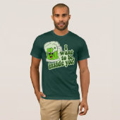 St patricks dayのおもしろいなアイルランド語 tシャツ (正面フル)