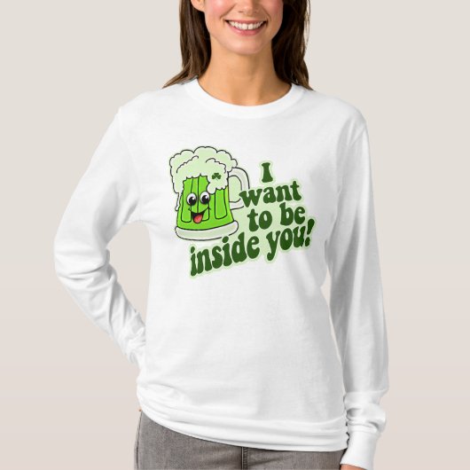 St patricks dayのおもしろいなアイルランド語 tシャツ (正面)