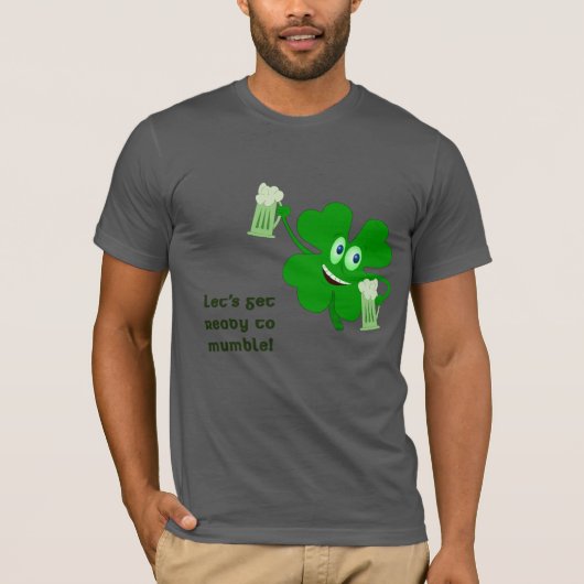 St patricks dayのおもしろいなワイシャツ tシャツ (正面)