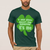 St patricks dayのおもしろいなワイシャツ tシャツ (正面)