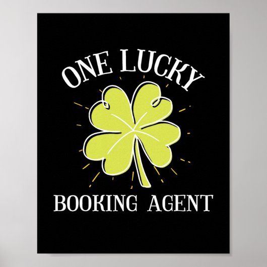 St patricks dayのグラフィックの予約エージェントOne Lu ポスター (正面)
