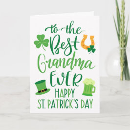 St Patrick's Dayのベスト・グランマ カード