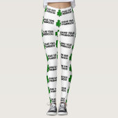 St patricks dayのレギンスはあなたのシャムロックを揺すります レギンス (正面)
