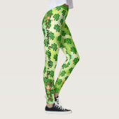 St Patrick's Dayの名前または文字の挨拶 レギンス (右)