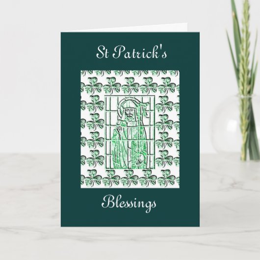 st patricks dayの挨拶状 カード (正面)