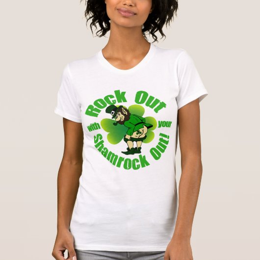 St patricks dayの石 tシャツ (正面)