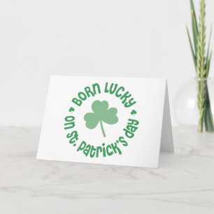 St patricks dayの誕生日 カード