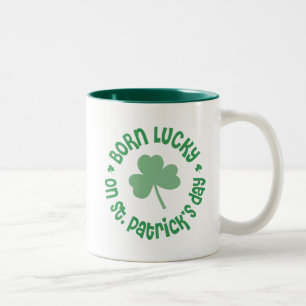 St patricks dayの誕生日 ツートーンマグカップ