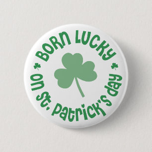 St patricks dayの誕生日 缶バッジ