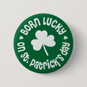 St patricks dayの誕生日 缶バッジ