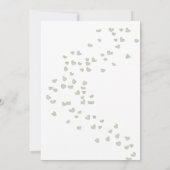 st patricks dayの赤ちゃんシャワー招待 招待状 (裏面)