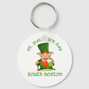St patricks dayの~Southボストン キーホルダー