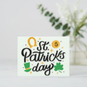 St patricks dayはがき ポストカード (スタンド正面)