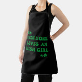 St patricks dayは皆アイルランド人女性を愛している エプロン (インサイチュ)