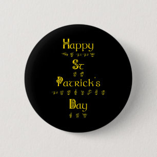 St patricks dayろうプライド手話Asl Aware 缶バッジ