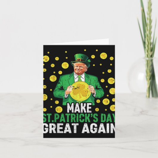 st patricks dayを素晴らし再びおもしろいSt patricks カード (正面)