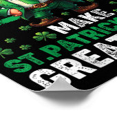 st patricks dayを素晴らし再びおもしろいSt patricks ポスター (角)