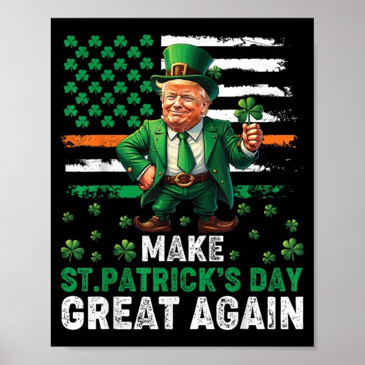 st patricks dayを素晴らし再びおもしろいSt patricks ポスター (正面)