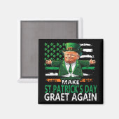 st patricks dayを素晴らし再びおもしろいSt patricks マグネット (正面/裏面)