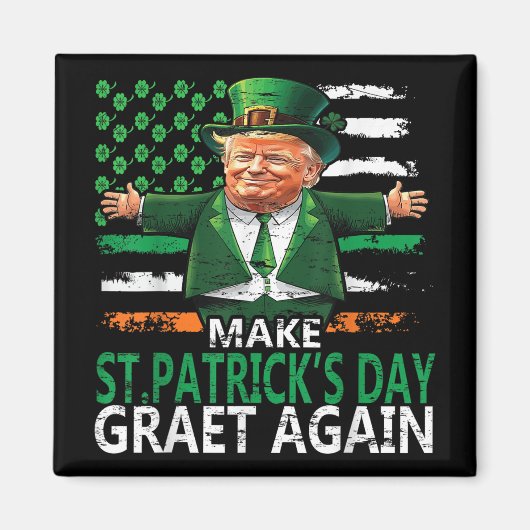 st patricks dayを素晴らし再びおもしろいSt patricks マグネット (正面)