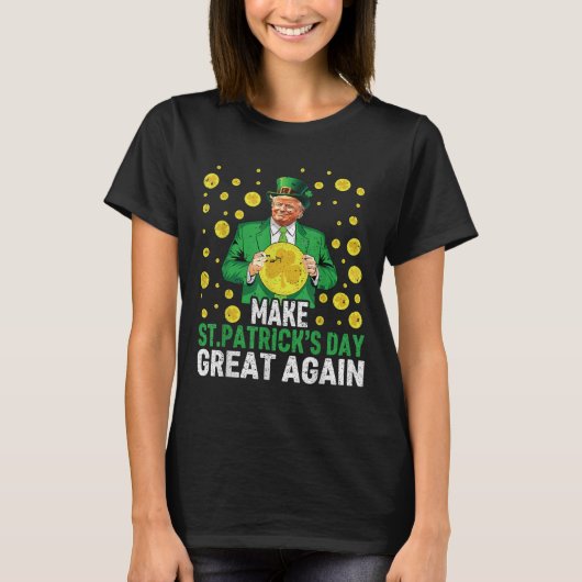 st patricks dayを素晴らし再びおもしろいSt patricks Tシャツ (正面)