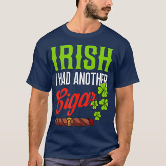 St patricks dayアイリおもしろいッシュシガースモーク tシャツ