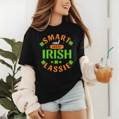 St patricks dayアイリおもしろいッシュラシーグリーンシャームロック トライブレンドＴシャツ