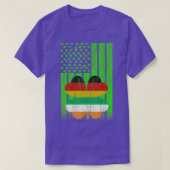 St patricks dayアイリッシュアメリカ国旗 – アイリッシュドイツ tシャツ (デザイン正面)