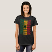 St patricks dayアイリッシュグリーンアフリカガーナ tシャツ (正面フル)