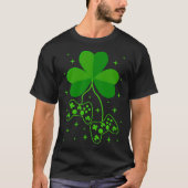 St patricks dayアイリッシュゲーマーシャムロックビデオゲーム株式会社 tシャツ (正面)
