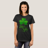 St patricks dayアイリッシュゲーマーシャムロックビデオゲーム株式会社 tシャツ (正面フル)