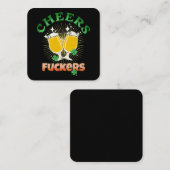 St patricks dayアイリッシュドリンキン スクエア名刺 (正面/裏面)